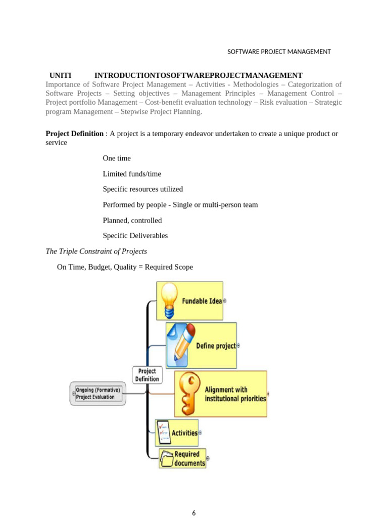 Software Project Management Guide | PDF | Net Present Value | Cost ...