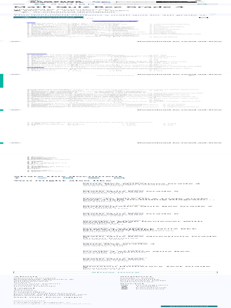 math-quiz-bee-grade-4-pdf-fraction-mathemati-pdf-scribd-mathematics