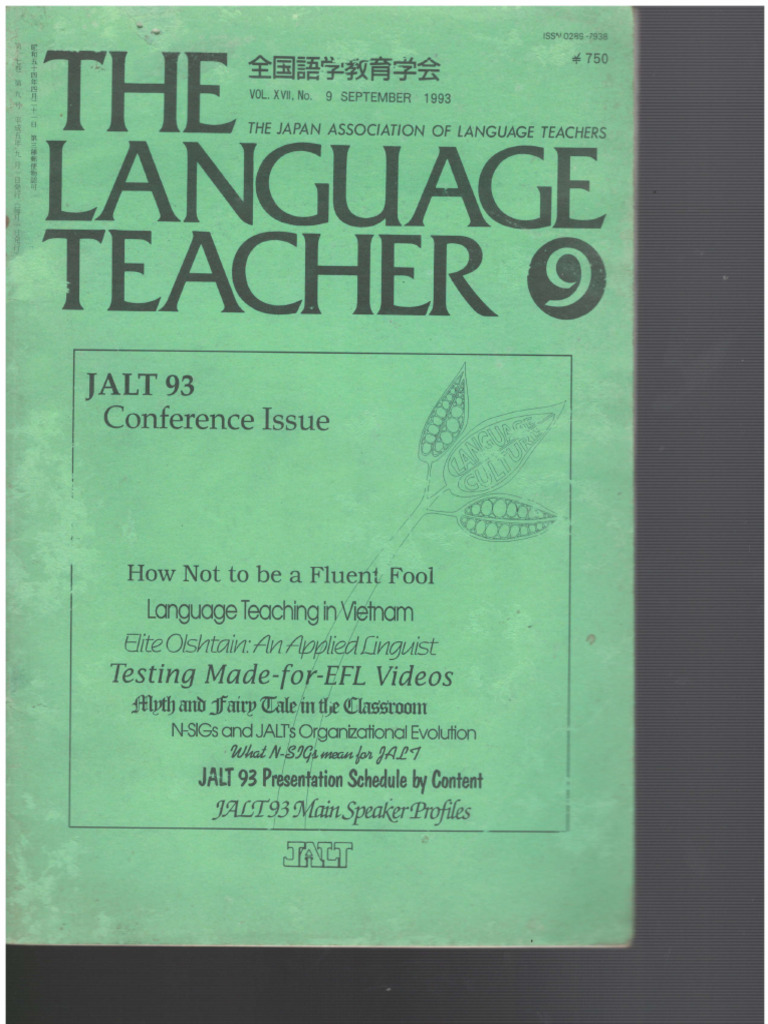 Language Teaching in VN 93 | PDF | Language Education | Teachers