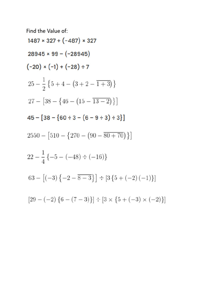Integers Pdf Sports Recreation