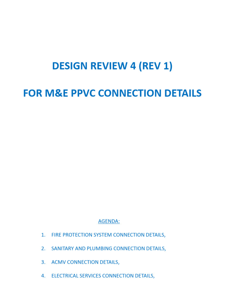 M&E Connection Details for Modular Units | PDF | Pipe (Fluid Conveyance ...