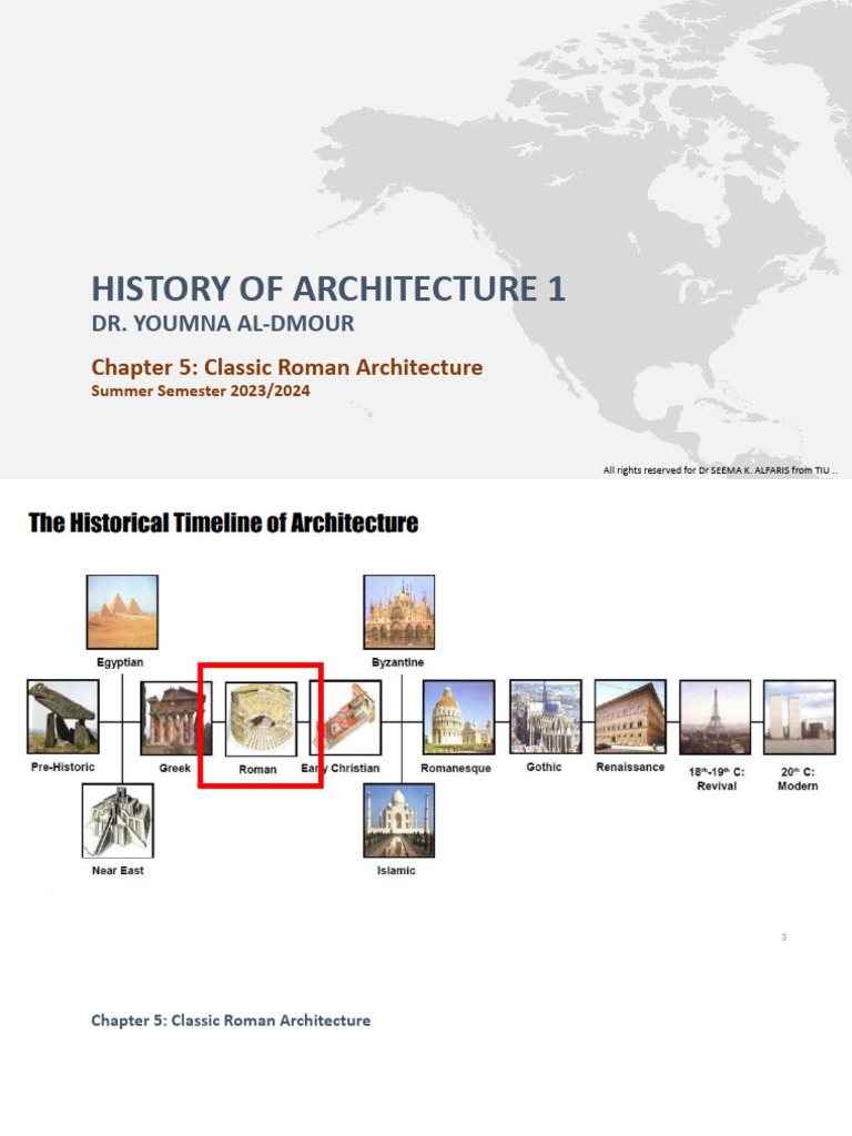 Chapter 5 Classic Roman Architecture-1 - 241018 - 140239 | PDF
