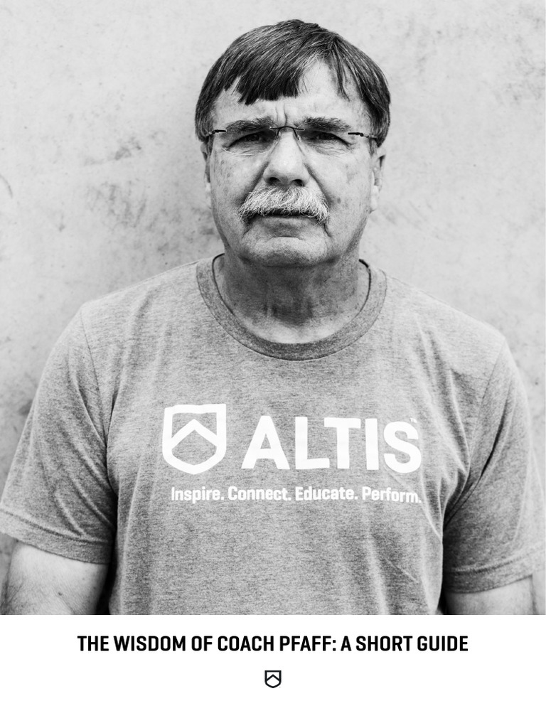 Insights from Coach Dan Pfaff | PDF | Psychological Resilience ...