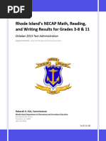 Fall 2013 RI NECAP Results Public Report FINAL