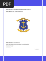 Spring 2014 RI NECAP Science Results Public Report