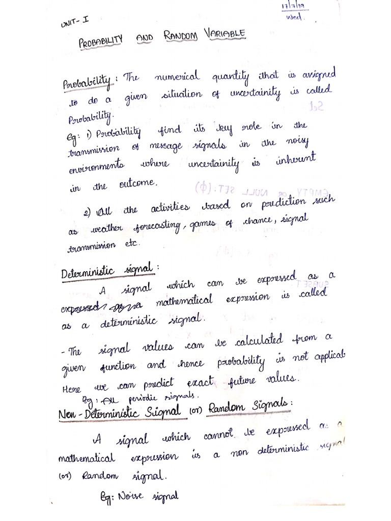 PTSP Unit - 1 | PDF