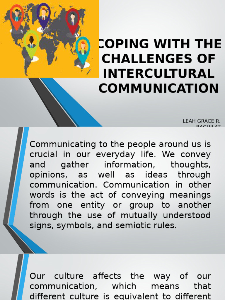 Coping with Intercultural Challenges | PDF | Communication | Information