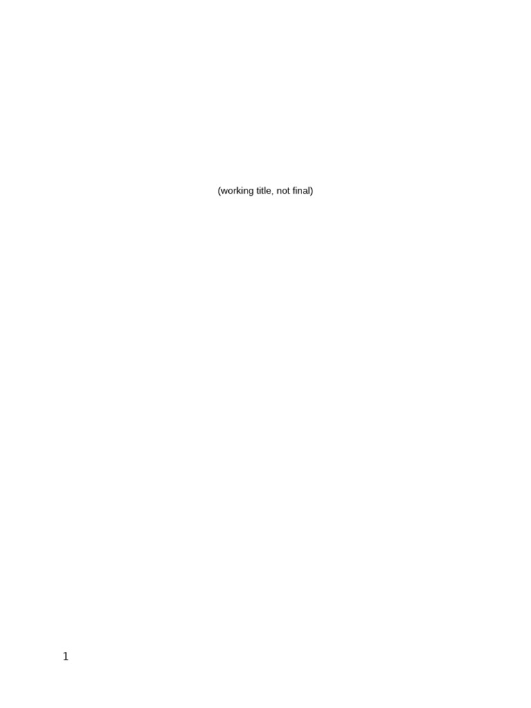 Research Paper Draft Group 4 | PDF