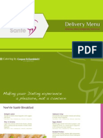 Delivery Menu: Delicious Diets Delightfully Delivered