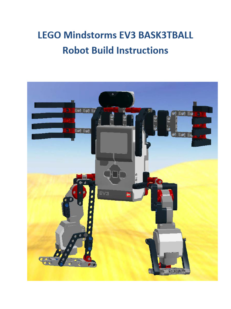 LEGO Mindstorms EV3 Basketball Robot Guide | PDF
