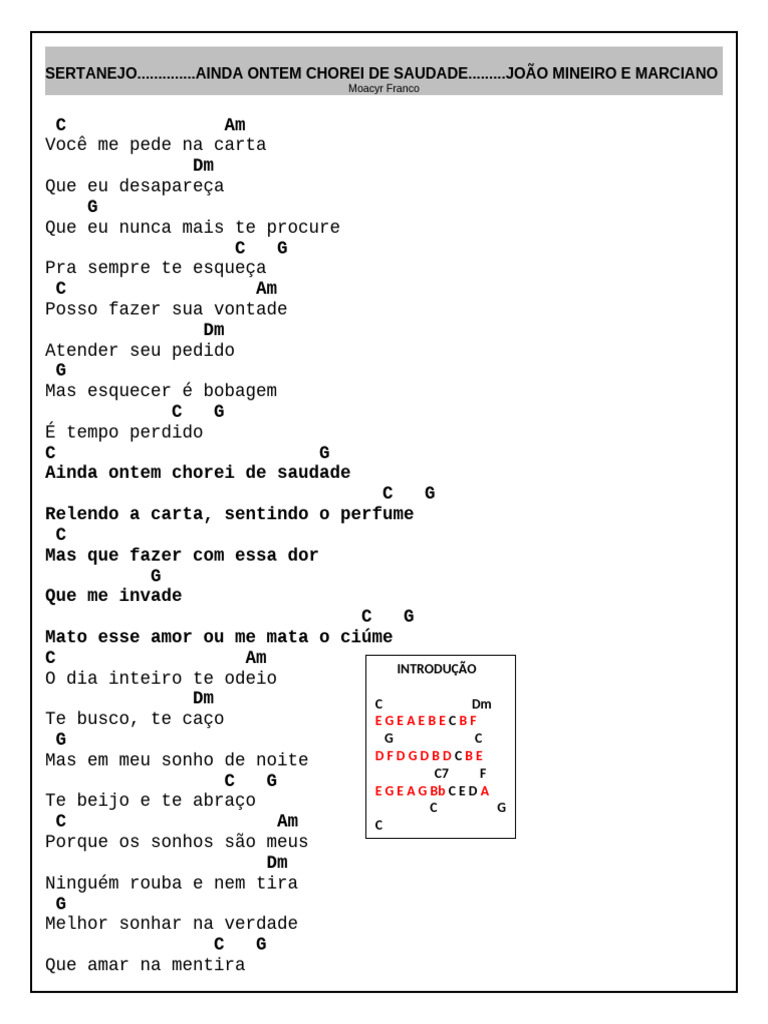 Letra de 