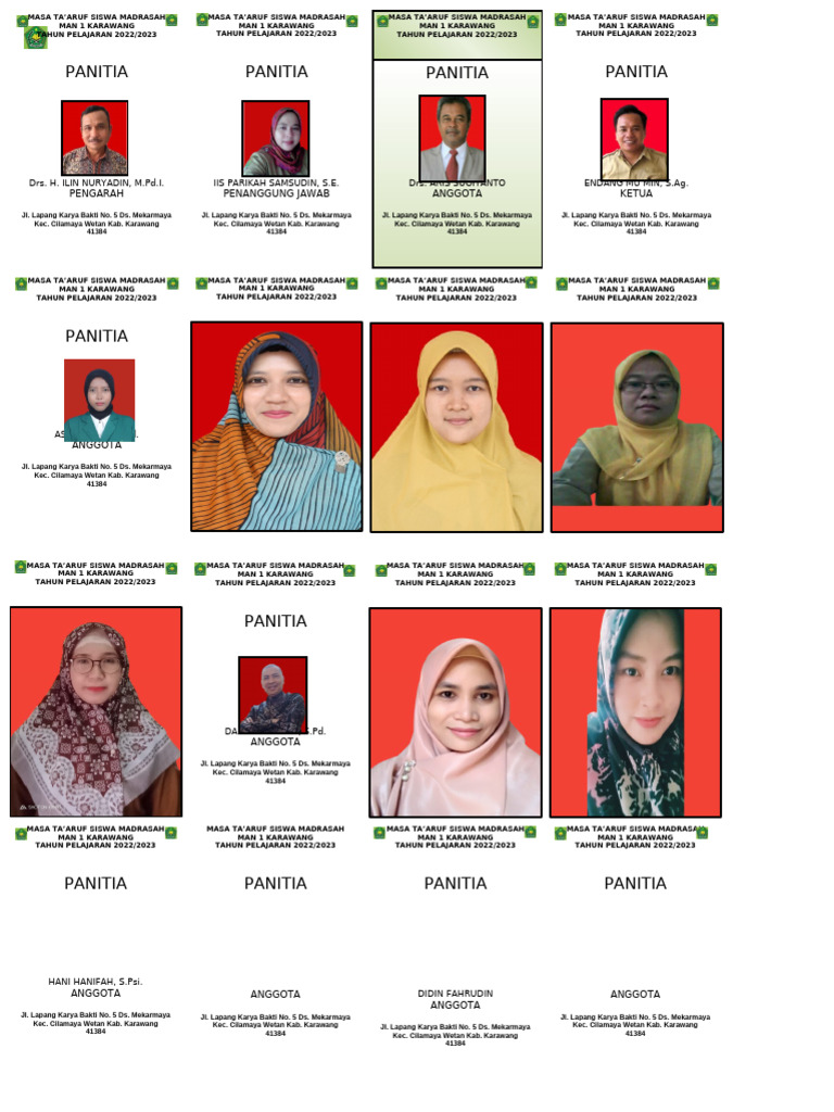 Masa Ta'aruf Siswa MAN 1 Karawang | PDF