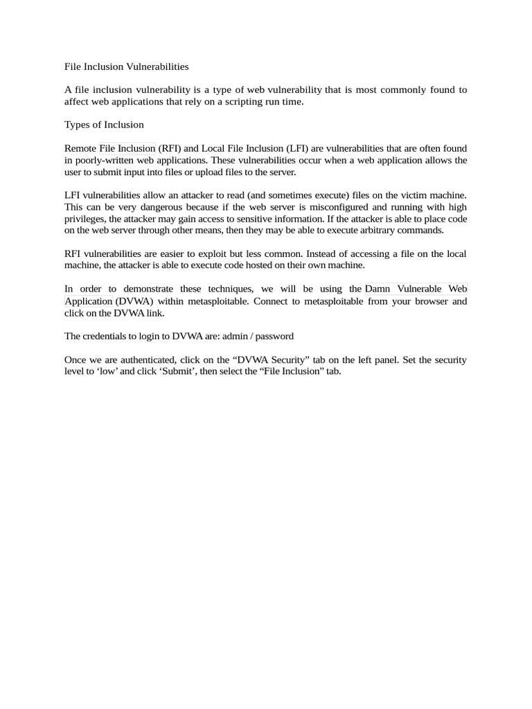 File inclusion attack pdf world wide web internet web
