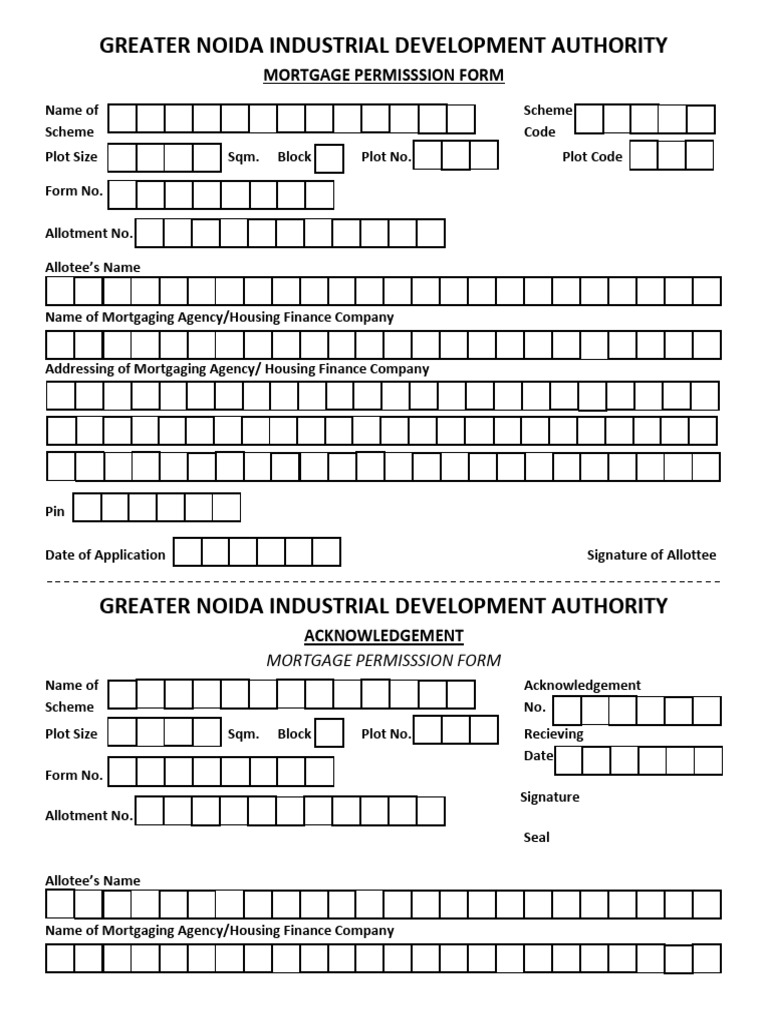 Mortgage application form pdf