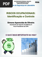 Riscos Ocupacionais - identificação e controle