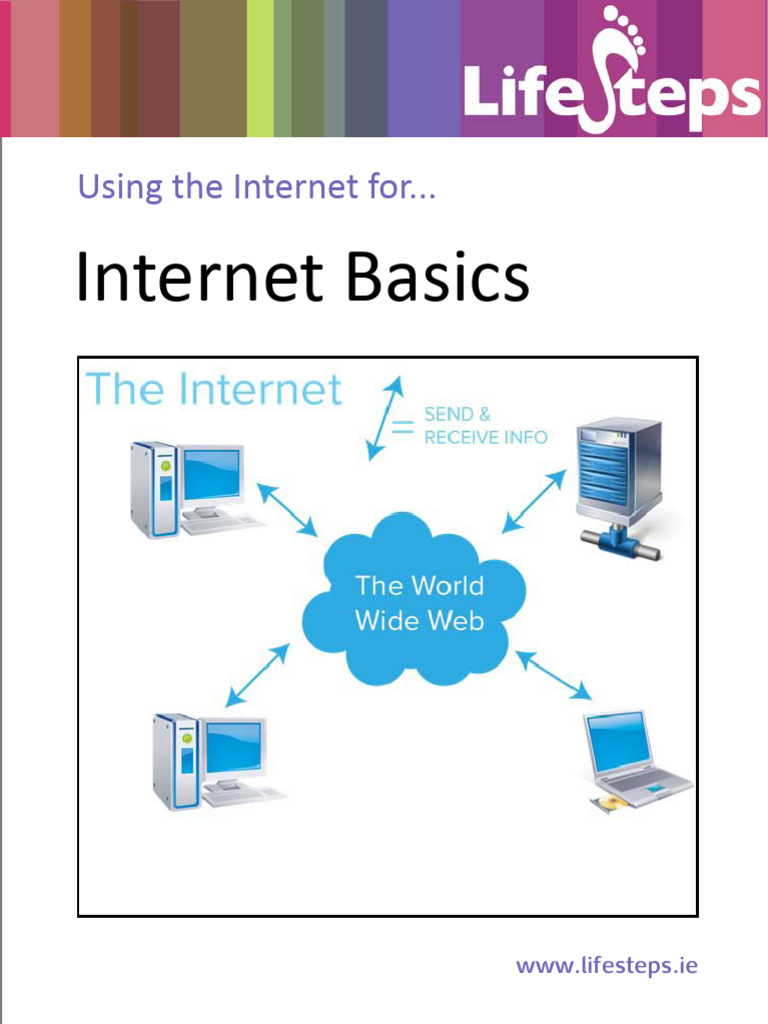 Lifesteps Guide To Internet Basics | PDF | World Wide Web | Internet & Web