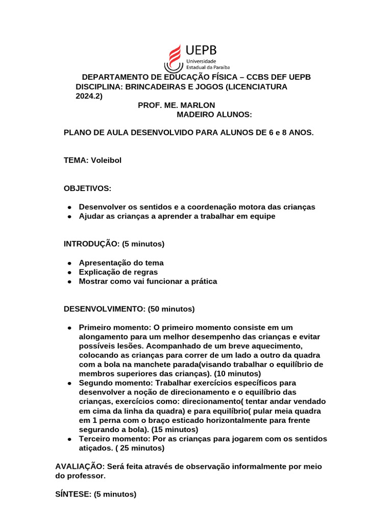 Modelo de Atividade | PDF | Carreira e Crescimento