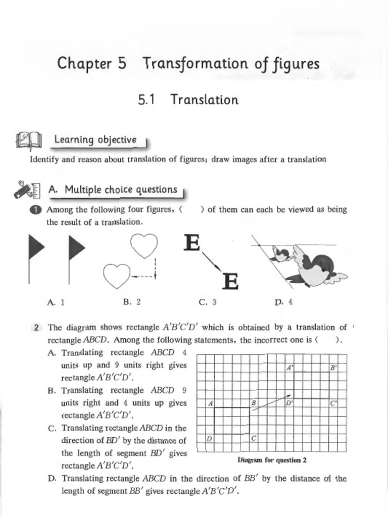 Transformations: Translation and Rotation | PDF | Triangle | Geometric ...