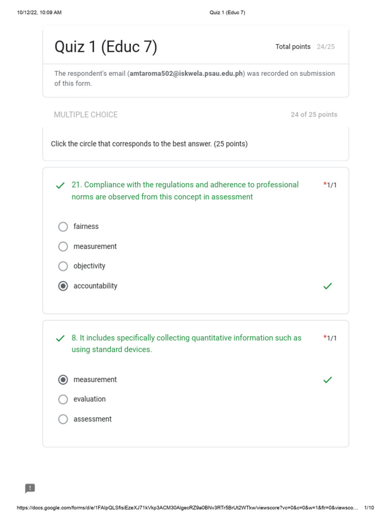 EDUC7 Module1-4 | PDF | Educational Assessment | Learning
