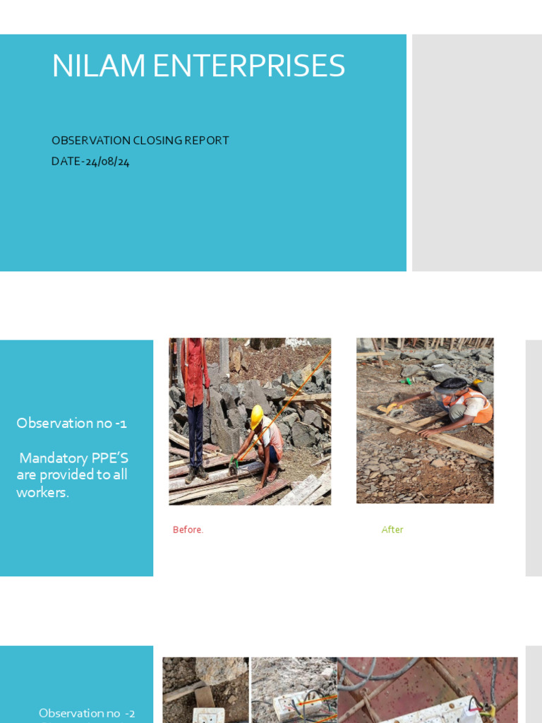 NILAM Enterprises Safety Report Summary | PDF | Home & Garden | Computers