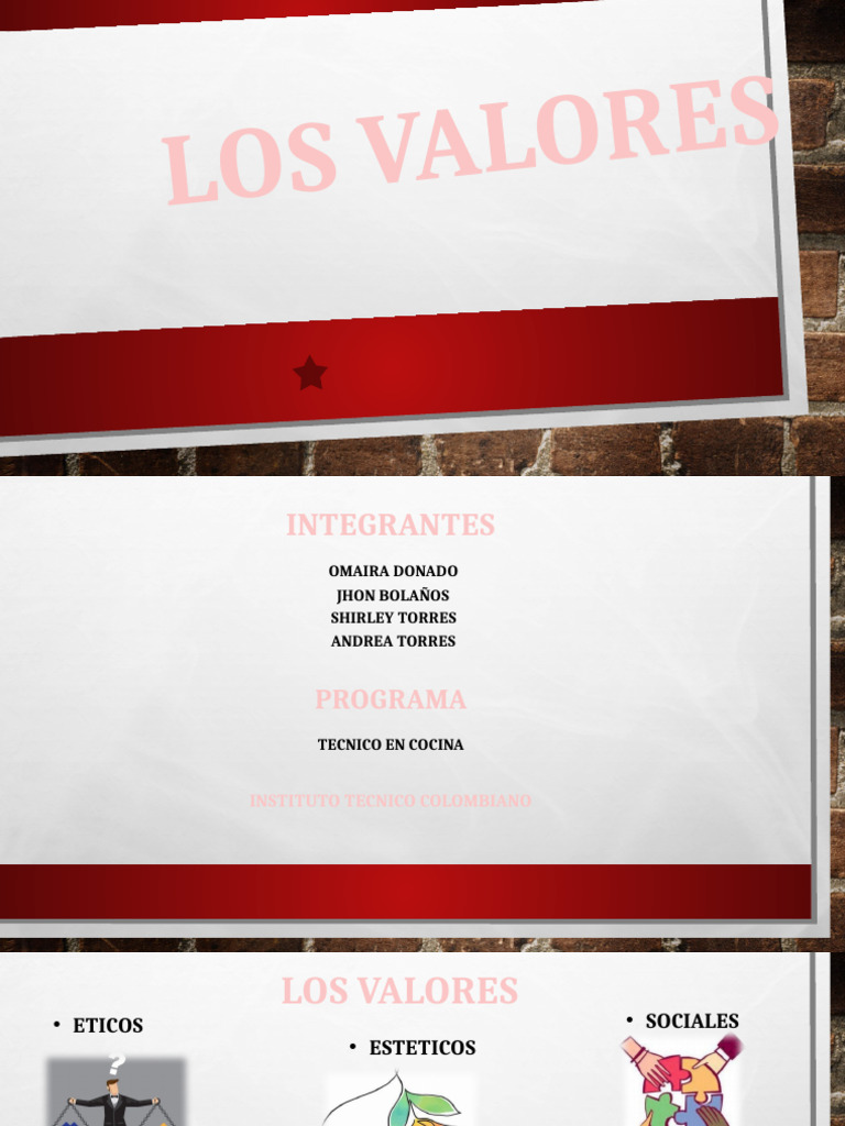 Los Valores | PDF | Crecimiento personal y profesional | Estilo de vida