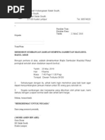 SURAT sokongan