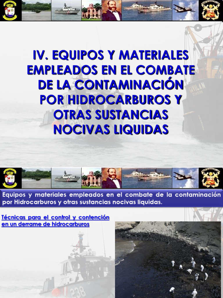 EXP SIST - RPTA - ANTE - DERRAMES 4 Equipos y Materiales | PDF ...