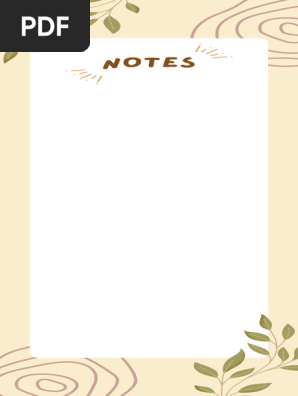 Pastel Floral Aesthetic Notes Bookmark