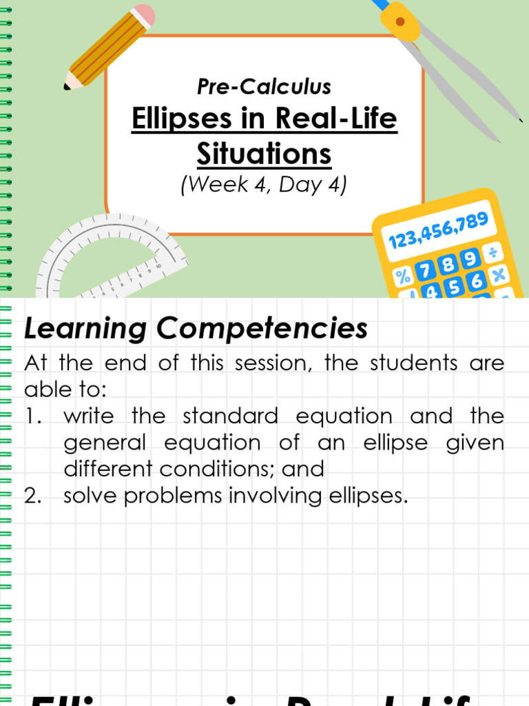 PCQuarter1Week4Day4EllipsesinRealLifeSituations PDF