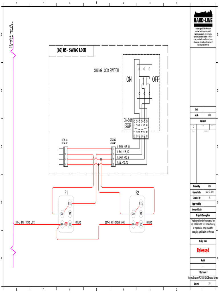 Komatsu Excavator PC210LC-10MO Breakout Harness | PDF | Construction ...