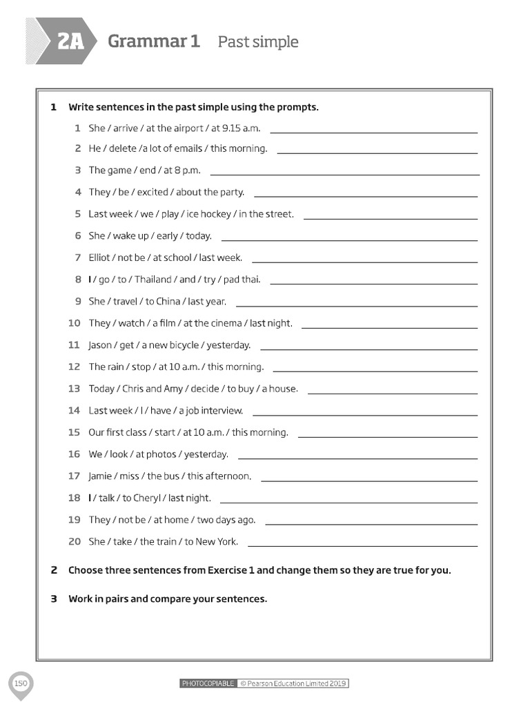 Past Simple Ex | PDF