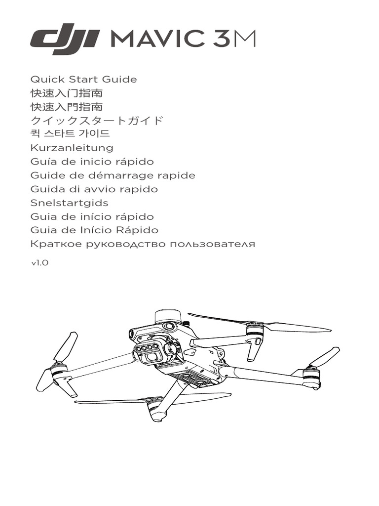 DJI Mavic 3M Quick Start Guide | PDF | Remote Control | Aircraft