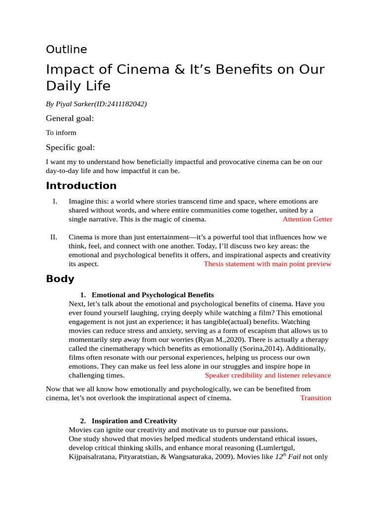 Outline | PDF | Psychology | Psychological Concepts