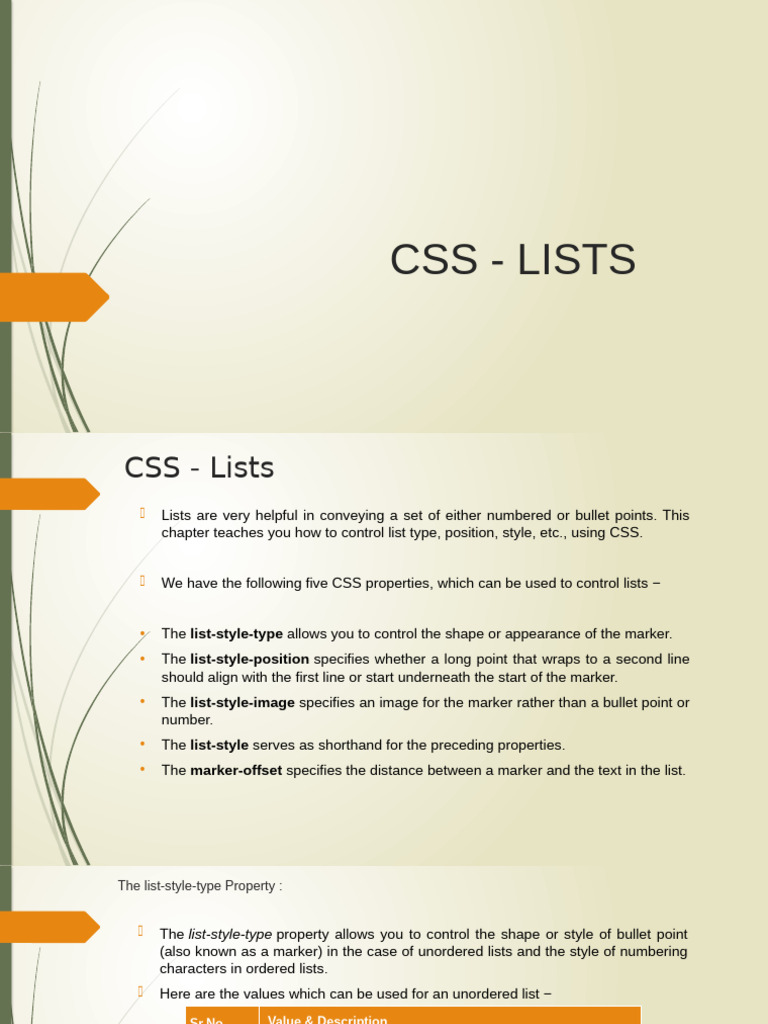 Csslists 210422075758 | PDF | Written Communication | Computing
