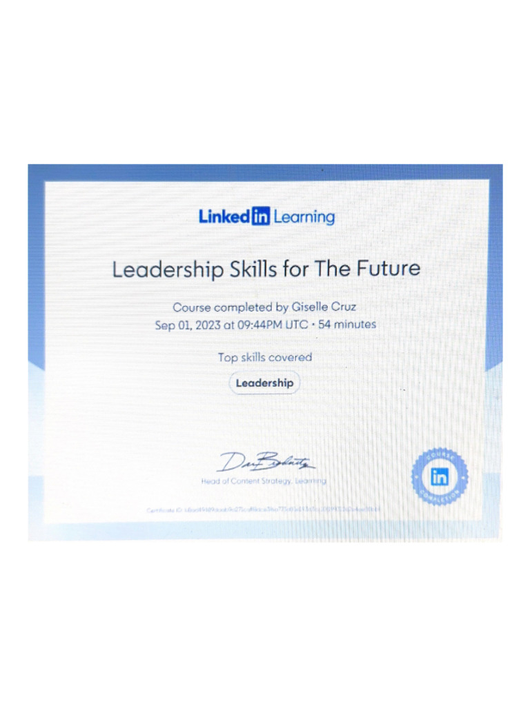 Linked In Learning Pdf