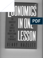 Economics in One Lesson and Broken Window