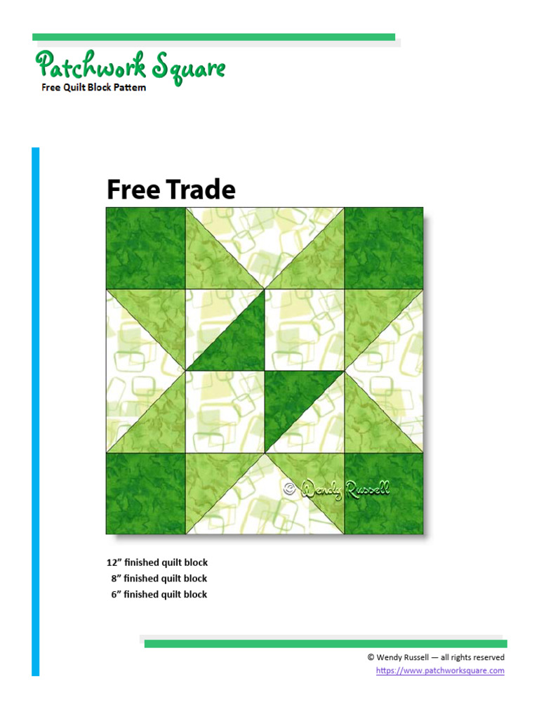 Free Quilt Block Patterns Guide | PDF | Quilt | Patchwork
