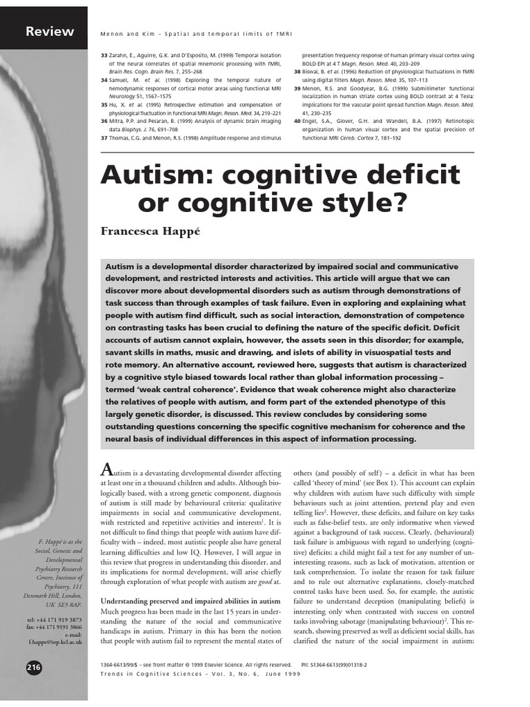 10 1016 s1364 66139901318 2 pdf theory of mind autism spectrum