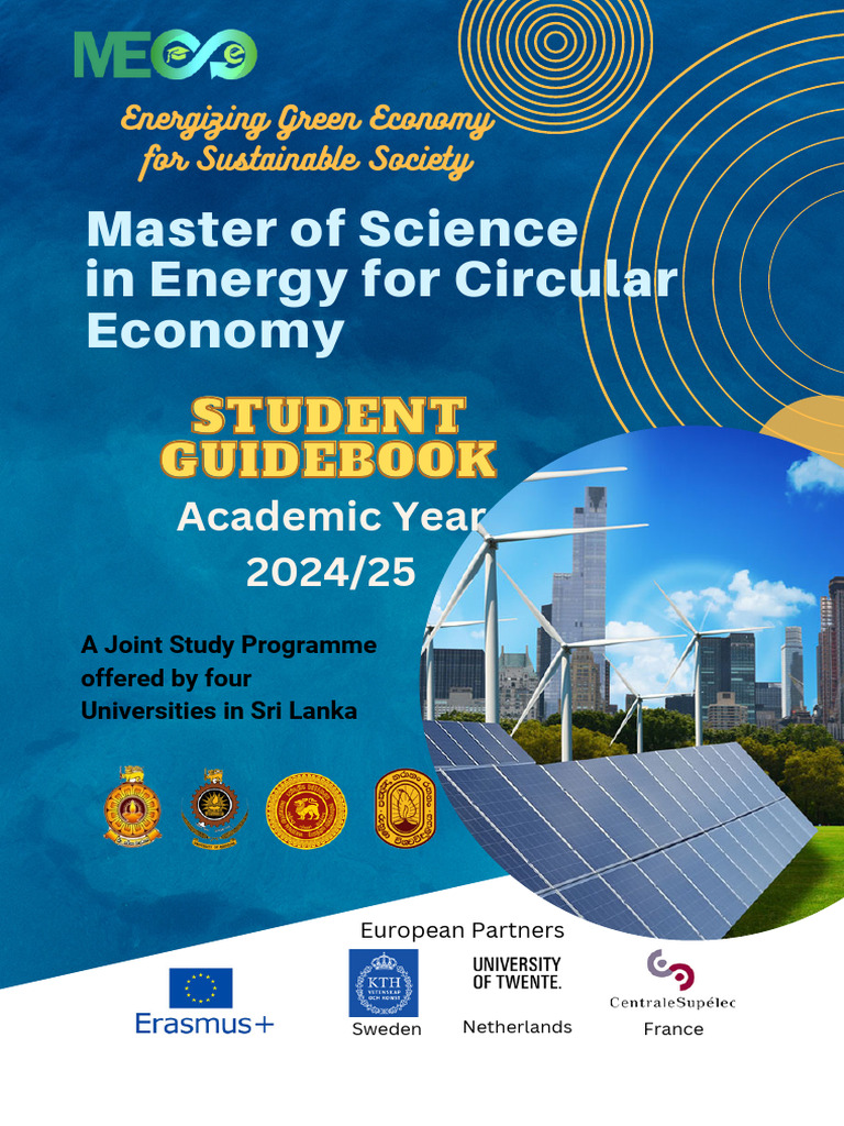 MSc in Energy for Circular Economy | PDF | Sustainability | Renewable ...