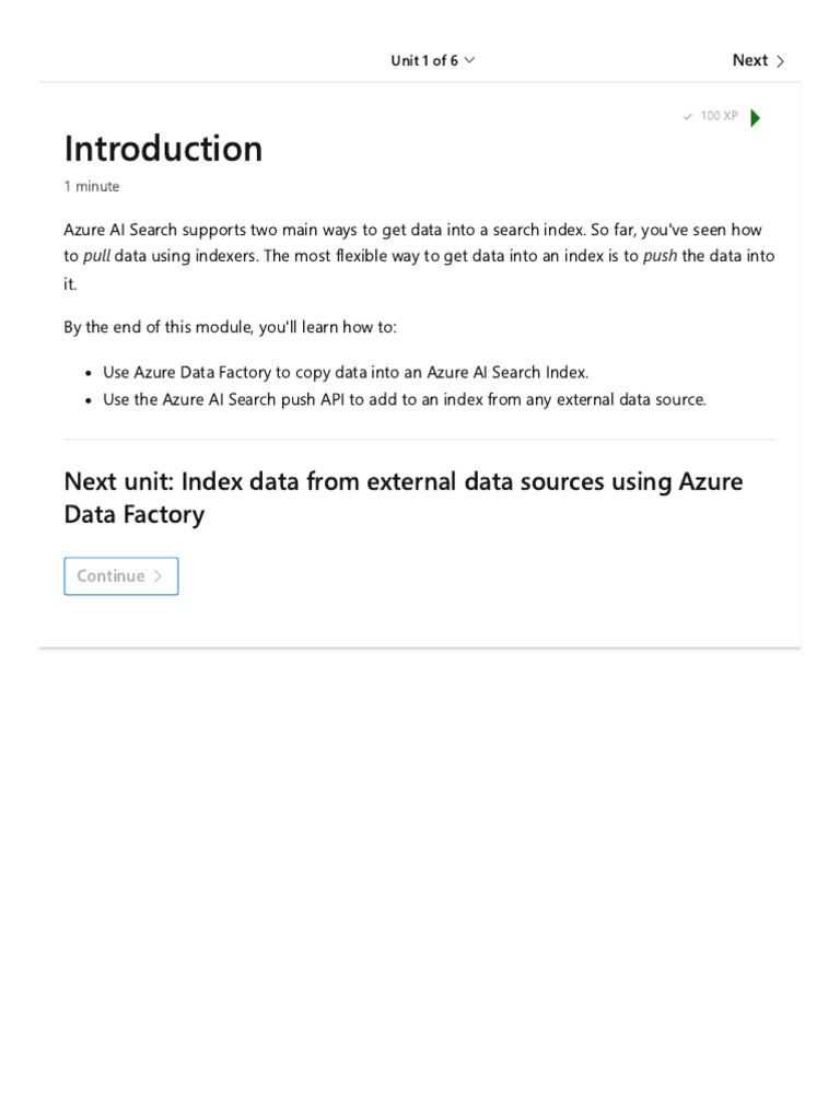 Introduction Training Microsoft Learn