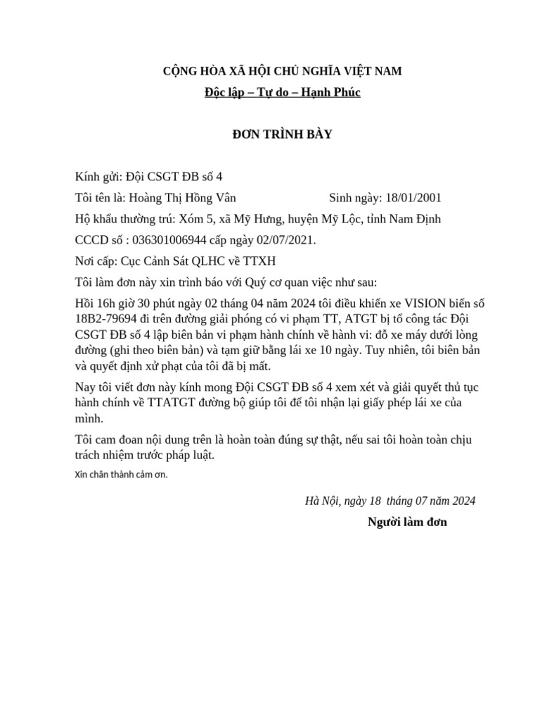 Don trinh bao cong an pdf