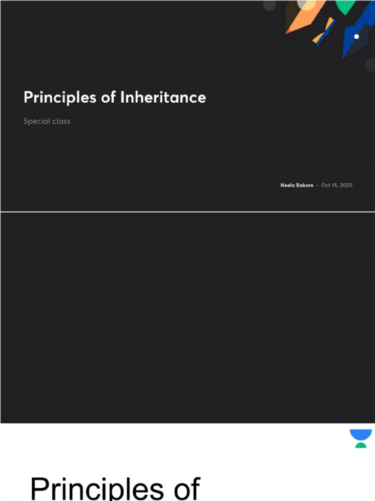 Principles of Inheritance No Anno | PDF