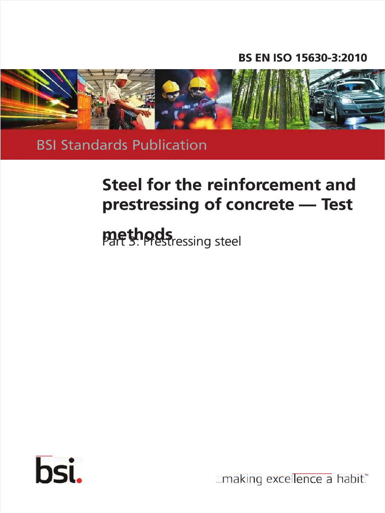 ISO 15630-3:2010 Test Methods for Prestressing Steel | PDF ...