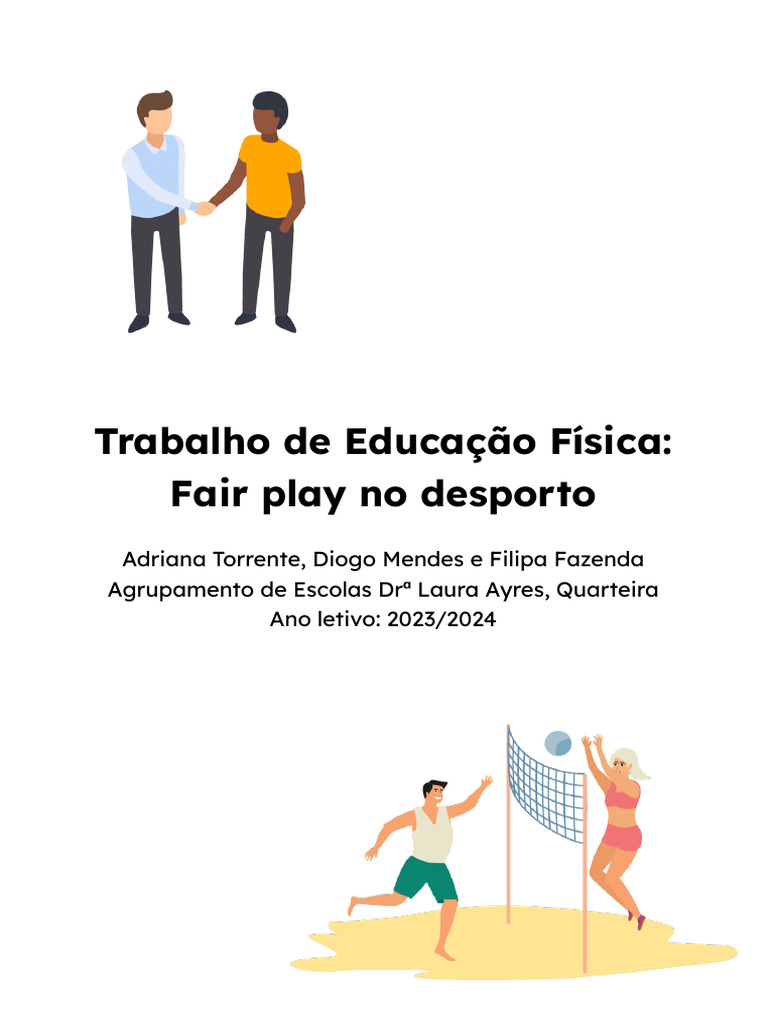 Fair Play no Desporto: Conceitos e Exemplos | PDF | Esportes | Jogos ...