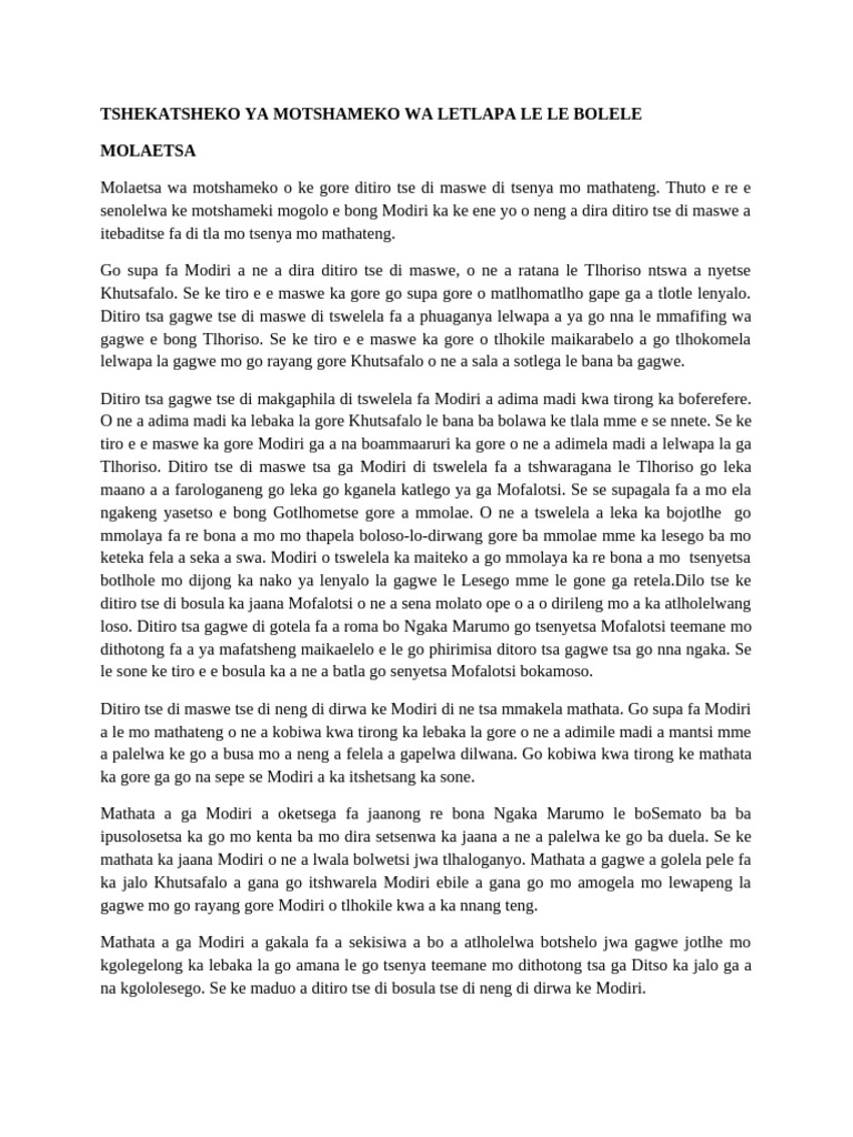 Notes Letlapa | PDF