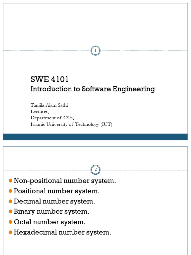 Lecture 3 Number System Pdf Decimal Mathematics