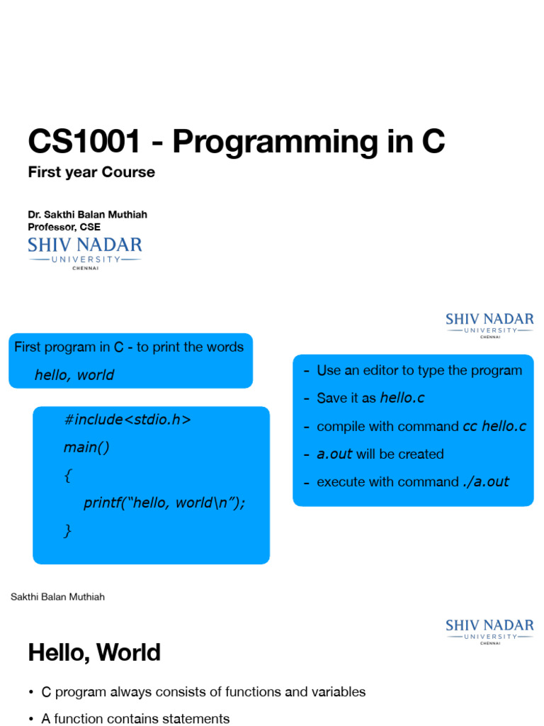 C Language Basics for Operators | PDF | Integer (Computer Science ...