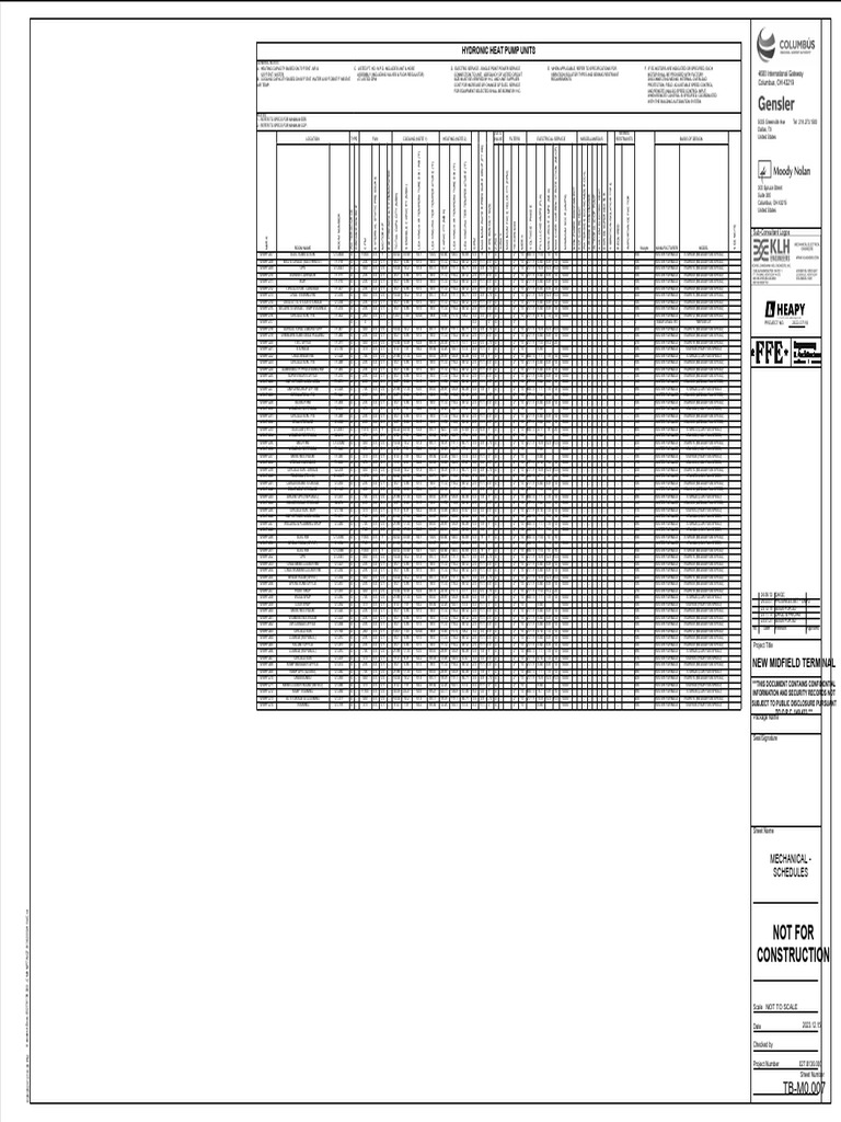 HVAC Mechanical Schedules Document | PDF | Electrical Engineering ...