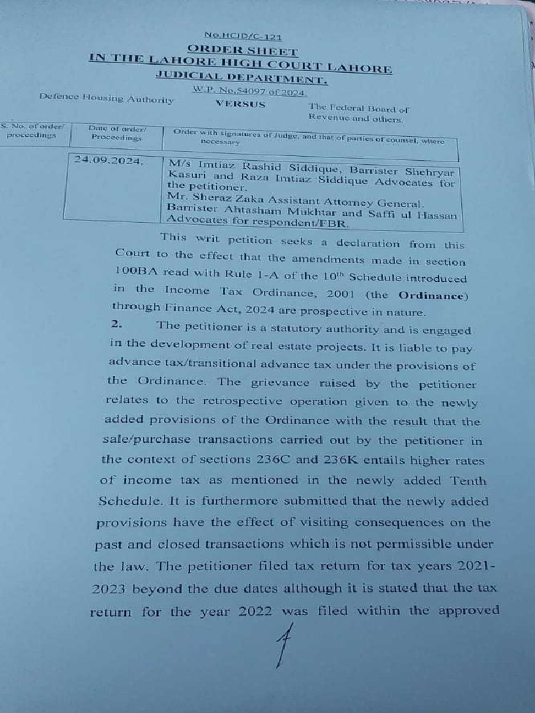 Enhanced Rate of WHT On Late Filer-Combined | PDF