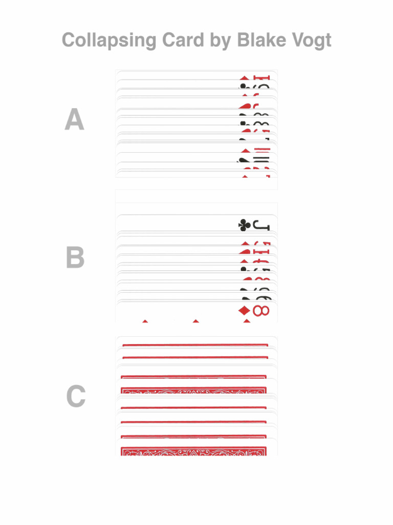 Blake Vogt Collapsing Card | PDF